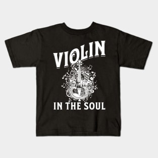 Violin in the Soul Kids T-Shirt